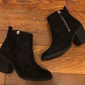 Black booties!